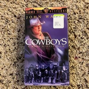 VHS tape of the‎ 1972 Western film, The Cowboys, starring John Wayne *NEW*
